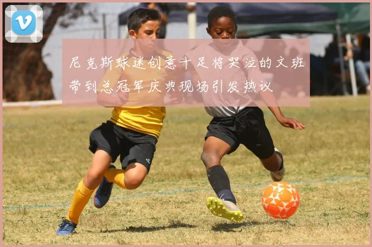 尼克斯球迷创意十足将哭泣的文班带到总冠军庆典现场引发热议